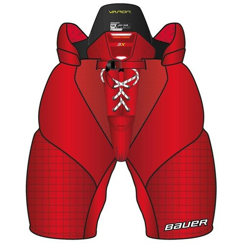 Шорты Bauer Vapor 3X S22 red JR (1060578) (L) трусы bauer vapor 3x jr blk l