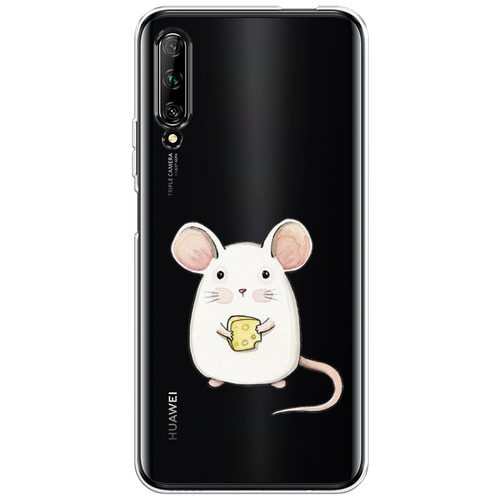 Силиконовый чехол на Huawei Y9s / Хуавей Y9s Мышка, прозрачный силиконовый чехол на huawei y9s хуавей y9s акварельные бабочки прозрачный