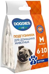 Подгузники для собак Мedmil Petmil WC Doggies M белый 3 шт.