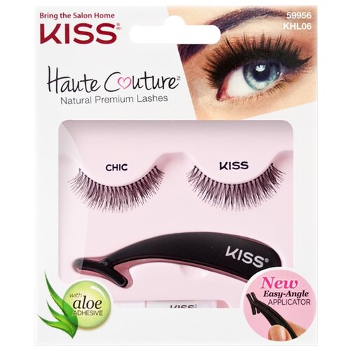 фото Kiss накладные ресницы Haute Couture Single Lashes Chic черный