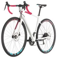 Шоссейный велосипед Cube Axial WS Pro Disc (2019) white/berry 56 см (требует финальной сборки)