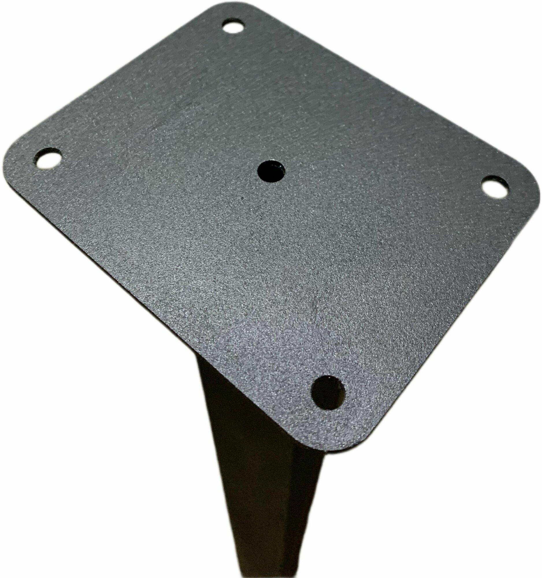 Подстолье для стола лофт "Трапеция" металлическое, квадратное, 85 см * 55 см, чёрное, комплект 2 штуки, ножки для стола лофт - фотография № 10