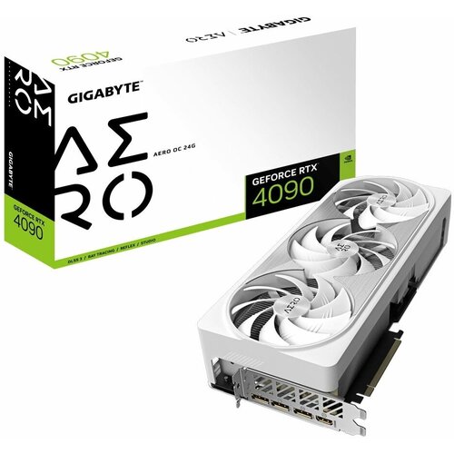 Видеокарта Gigabyte RTX4090 AERO OC 24GB GDDR6X 384-bit HDMI 3xDP RTL rtx3060ti nb duo g6x v 8gb gddr6x 256 bit 3xdp hdmi