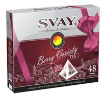 Чай Svay Berry variety ассорти в пирамидках, 48 шт.