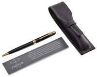 PARKER Шариковая ручка Sonnet с чехлом в подарочной упаковке, Medium, синий цвет чернил