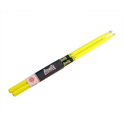 LFL5A Fluorescent Lemon 5А Барабанные палочки, Leonty lfl5a fluorescent lemon 5а барабанные палочки leonty