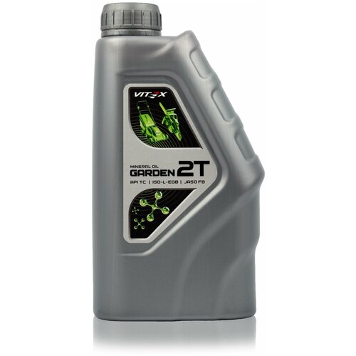 масло моторное motul garden 2t technosynt 1л mbk0021085 Масло моторное Vitex Garden 2T, для двухтактных двигателей, минеральное, API TC ISO-L-EGB, JASO FB, 1л.