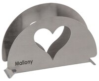 Салфетница Mallony Cuore 003060 стальной