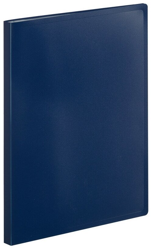 Папка файловая на 20 файлов Attache A4 16 мм синяя (толщина обложки 0.4 мм) 724963