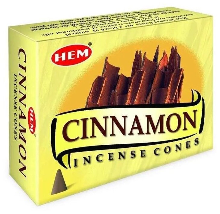 Благовония HEM CINNAMON (Корица), 10 конусов