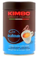 Кофе молотый Kimbo Decaffinato жестяная банка 250 г