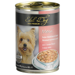 Влажный корм для собак Edel Dog 3 вида мяса (0.4 кг) 1 шт. 400 г - изображение