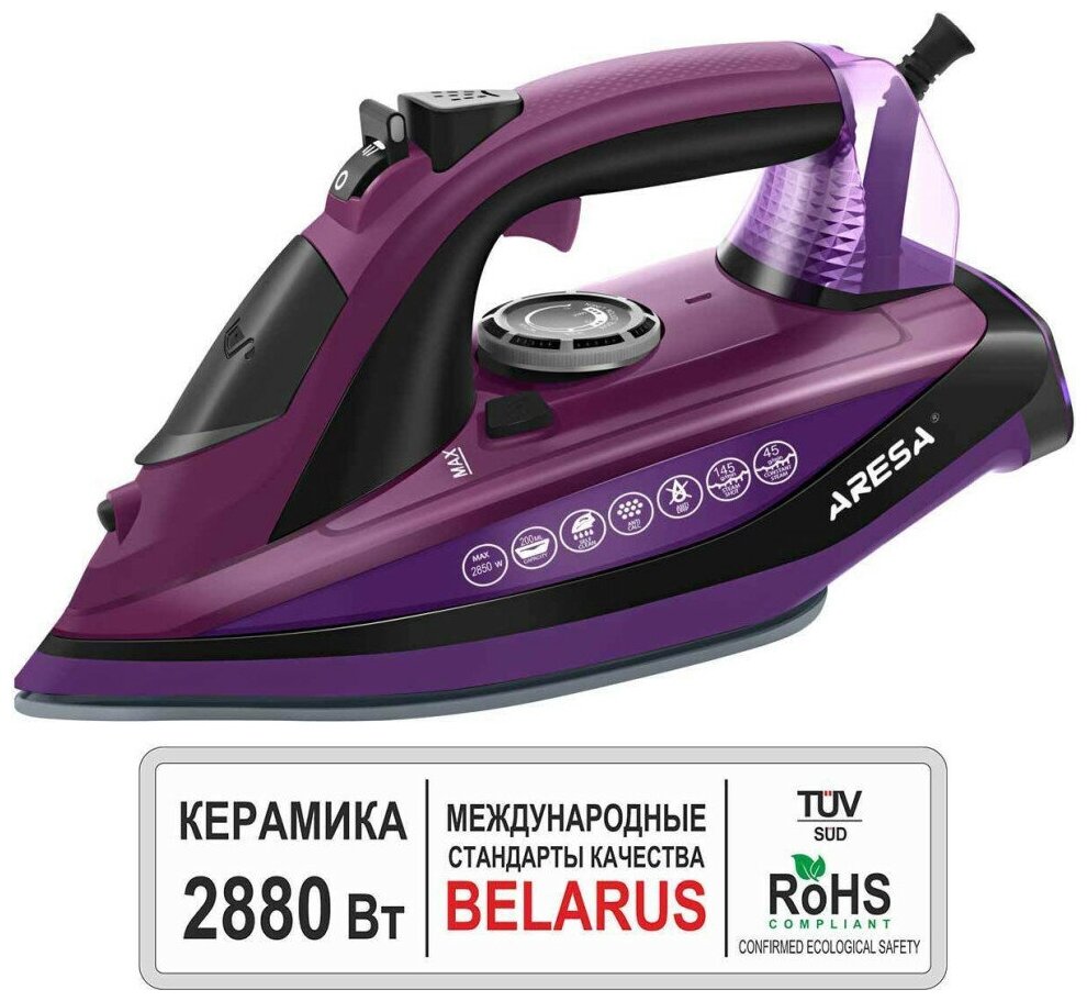 Утюг Aresa AR 3126 (керамическая подошва)