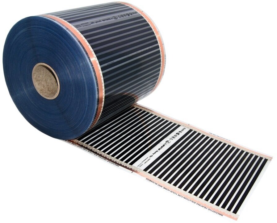 Инфракрасный пол комплект с терморегулятором 10м2 ширина 1 метр - фотография № 3