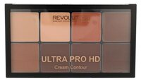 REVOLUTION Палетка для контурирования HD Pro Cream Contour medium dark