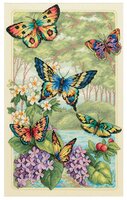 Dimensions Набор для вышивания Butterfly Forest (Лес бабочек) 25 х 41 см (35223)