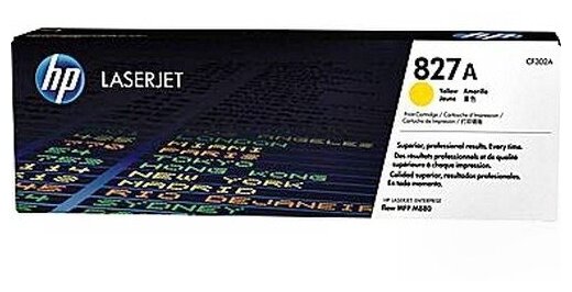Картридж лазерный HP 827A, yellow