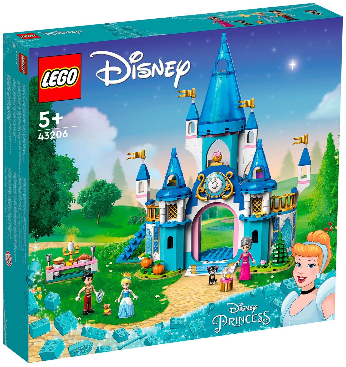 Конструктор LEGO 43206 - Замок Золушки и Прекрасного Принца