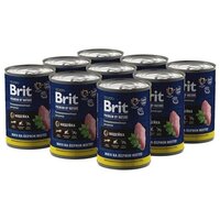 Корм для щенков всех пород BRIT Premium by Nature с индейкой 9шт.*410г