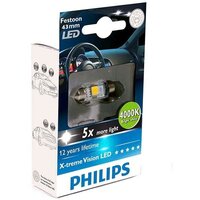 Светодиод Fest T10,5 12V- 1W (SV8,5-43/11) LED 4000K (к. уп.1шт.) Philips