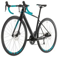 Шоссейный велосипед Cube Axial WS Race Disc (2019) black/darkmint 56 см (требует финальной сборки)