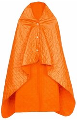 Плед-пончо для пикника SnapCoat, оранжевый, размер 100х140 см