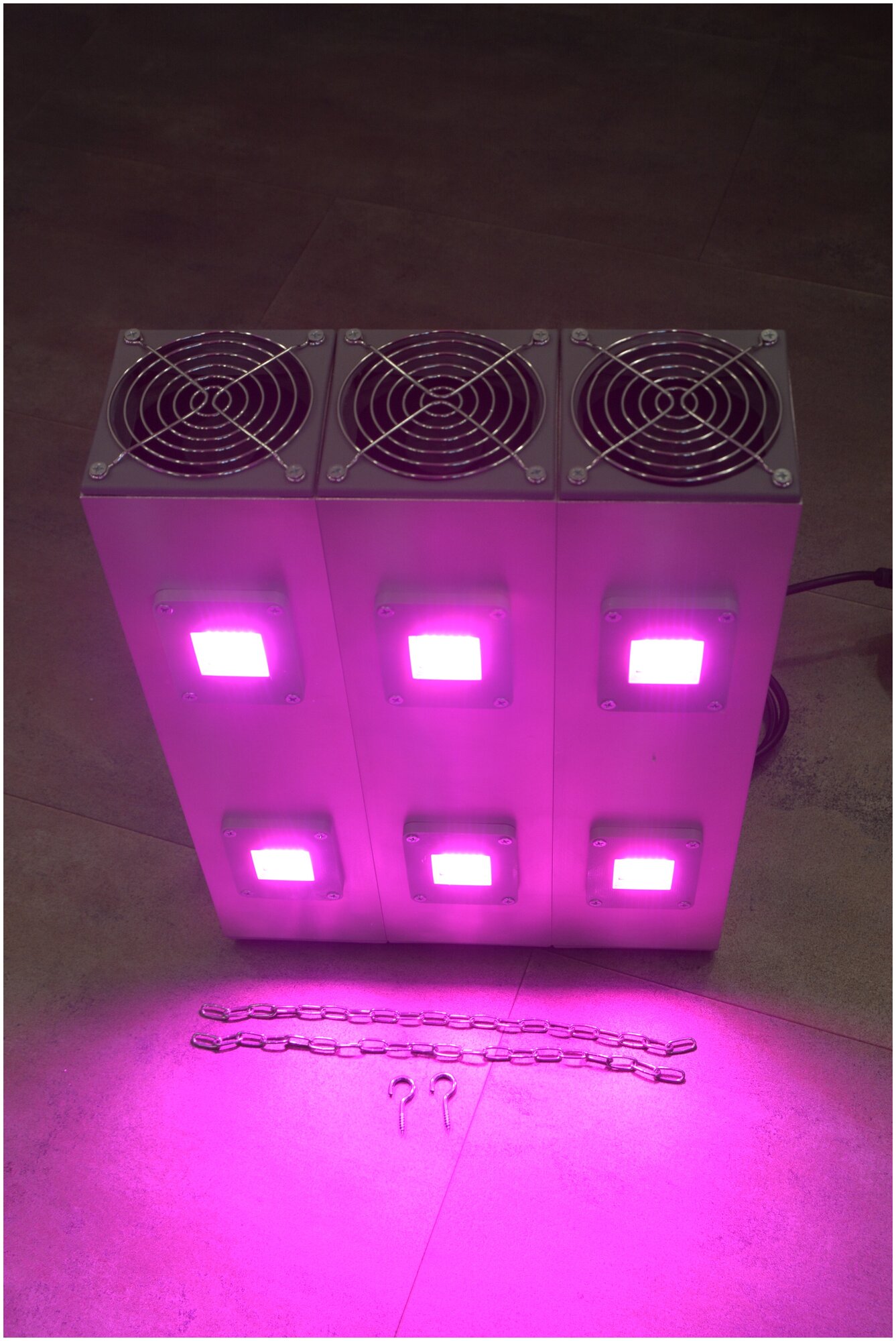 Светильник светодиодный полного спектра для гроубоксов и теплиц "Нембус" 300Вт, 40 см - фотография № 14