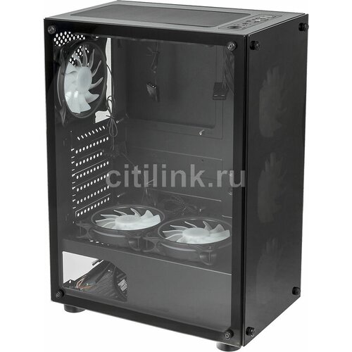 Корпус ATX Formula V-LINE 7706, Midi-Tower, без БП, черный