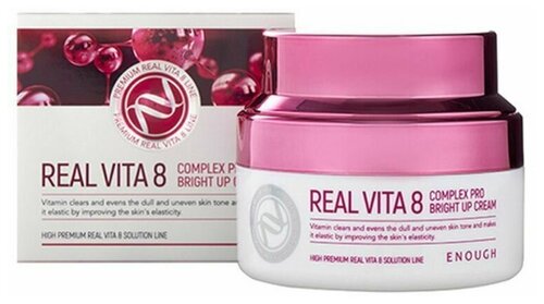 Крем с витаминным комплексом Enough Real Vita 8 Complex Pro Bright Up Cream, 50 мл