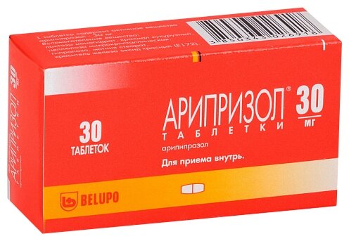 Арипризол таб., 30 мг, 30 шт.
