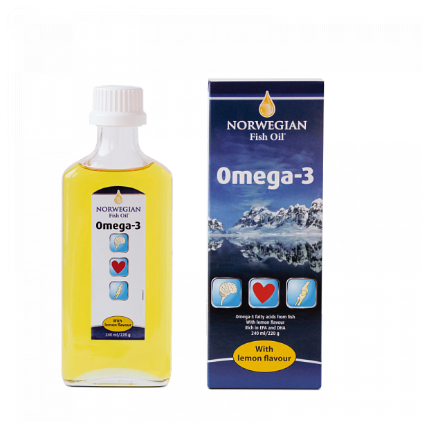 Norwegian Fish Oil Omega-3 фл.