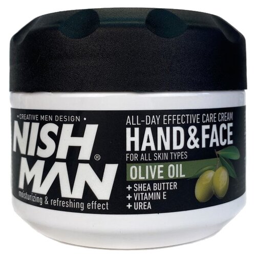 Крем для РУК И лица NISHMAN HAND  FACE CREAM 300 ML OLIVE OIL Аромат: оливковый 300 ML