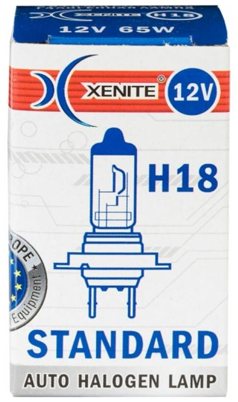 XENITE 1007147 Галогенные лампы (12V) H18 STANDARD (упаковка 1 шт.)