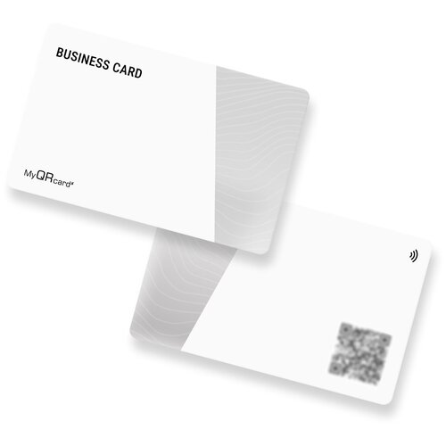 Умная электронная визитка на NFC-карте с бесплатной виртуальной картой в приложении 187000₽