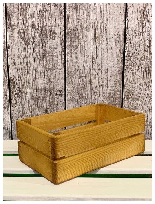 Деревянный ящик для хранения овощей, цветов, кухни, декоративный - фотография № 1