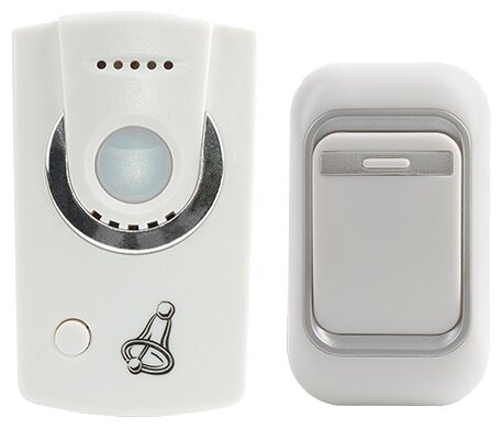 Беспроводные звонки GARIN Звонок беспроводной GARIN DoorBell Rio-220V c ночником и с влагозащитной кнопкой BL1