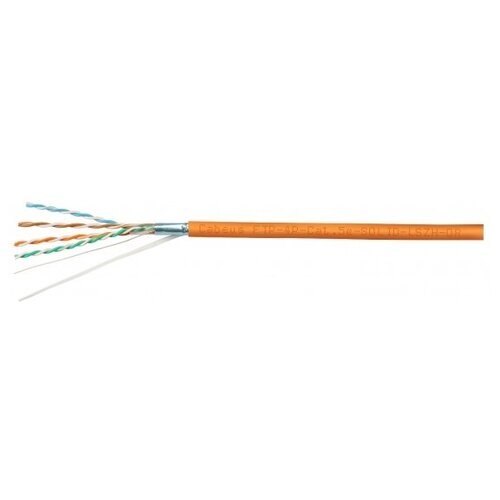 кабель cabeus utp 4p cat 6 solid lszh u utp cat 6 lszh 305 м оранжевый 7259c Кабель Cabeus FTP-4P-Cat.5e-SOLID-LSZH (F/UTP, CAT.5E, LSZH, 305 м, оранжевый) (7199c)