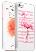 Чехол Boom Case Case-131 для Apple iPhone 5/iPhone 5S/iPhone SE фламинго