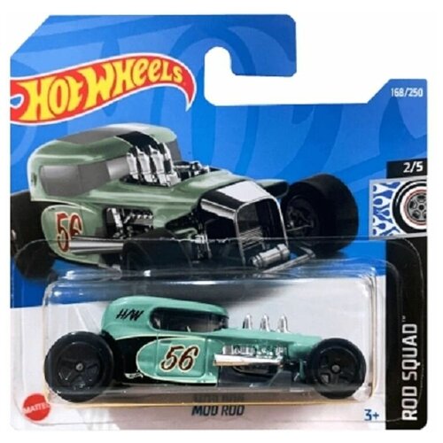 Машинка Hot Wheels коллекционная (оригинал) MOD ROD зеленый машинка детская hot wheels игрушка коллекционная 1 64 donut drifter