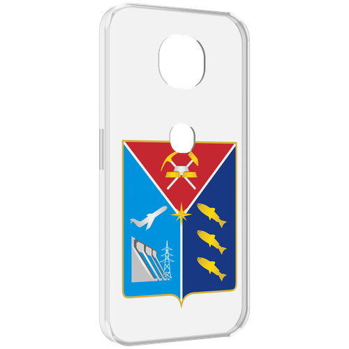 Чехол MyPads герб-магаданская-область для Motorola Moto G5S (XT1799-2) задняя-панель-накладка-бампер