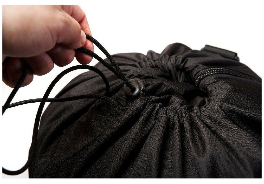 Сумка рюкзак трансформер «RHOMBYS» (Ромбус) Флекс чёрный - фотография № 19