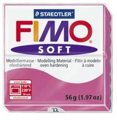 Полимерная глина FIMO Soft запекаемая малиновый (8020-22), 57 г
