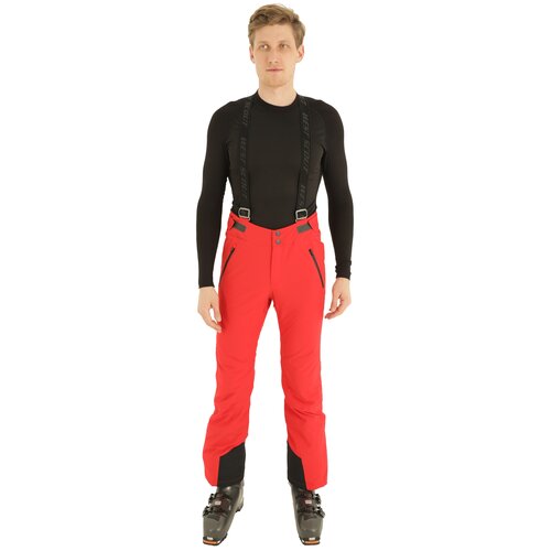  брюки West scout Mars M, карманы, мембрана, регулировка объема талии, утепленные, водонепроницаемые, размер 54EU, красный