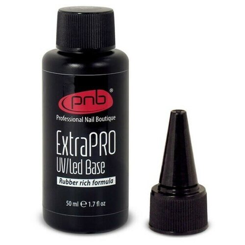 pnb база extrapro rubber rich formula 17 мл PNB Базовое покрытие ExtraPRO Base Rubber rich formula, прозрачный, 50 мл