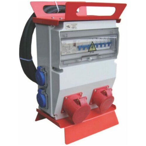 MTG промышленный кабельный удлинитель С автоматами защиты TIP-3 IP44 40/0.5A 4P 5м 30917