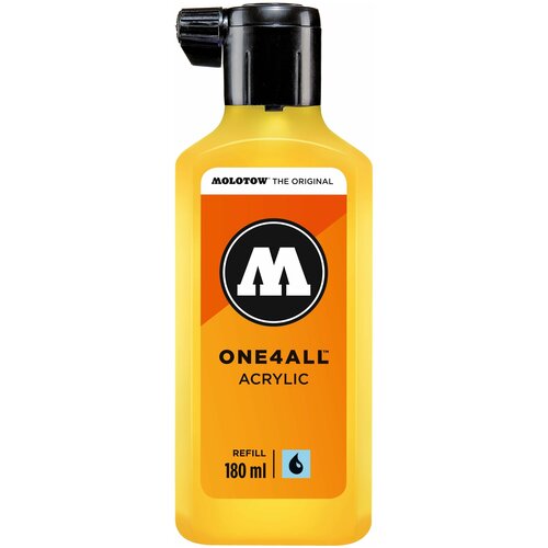 Molotow Заправка акриловая One4All, 180мл, Желтые sela