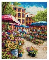 Dimensions Набор для вышивания Provence Market (Рынок в Провансе) 30,4 х 38,1 см (70-35333)