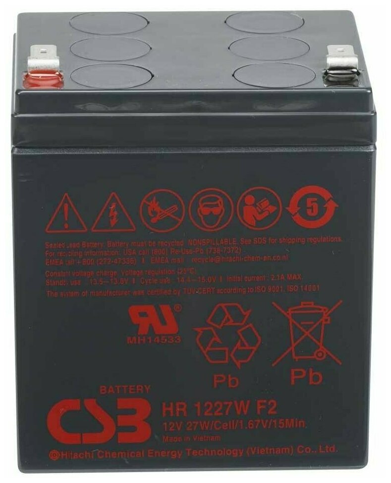 Аккумуляторная батарея CSB HR1227W F2