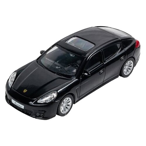 Легковой автомобиль RMZ City Porsche Panamera Turbo (444009) 1:43, 10 см, черный легковой автомобиль rmz city porsche panamera turbo 554002 1 32 15 см черный