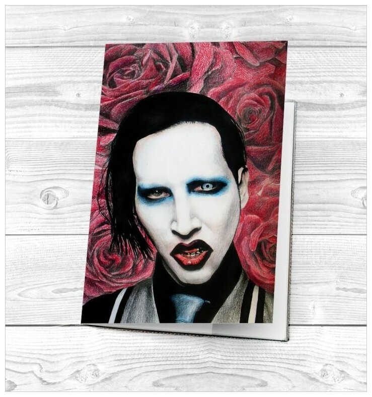 Обложка на паспорт Marilyn Manson 